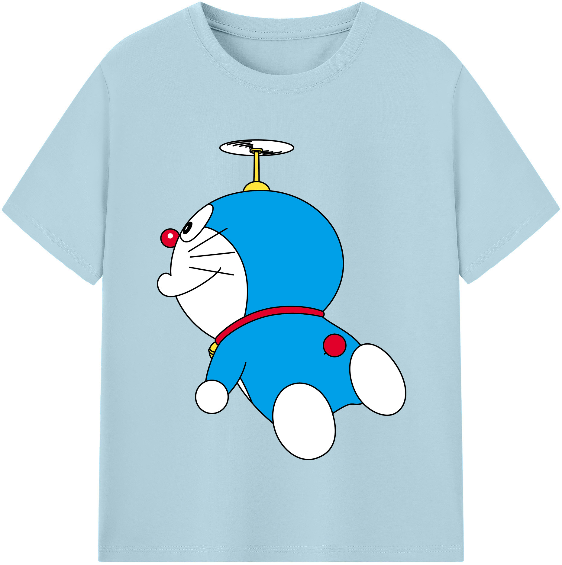 （画像用） ドラえもん Doraemon 綿100％半袖Tシャツ（フロントプリント）